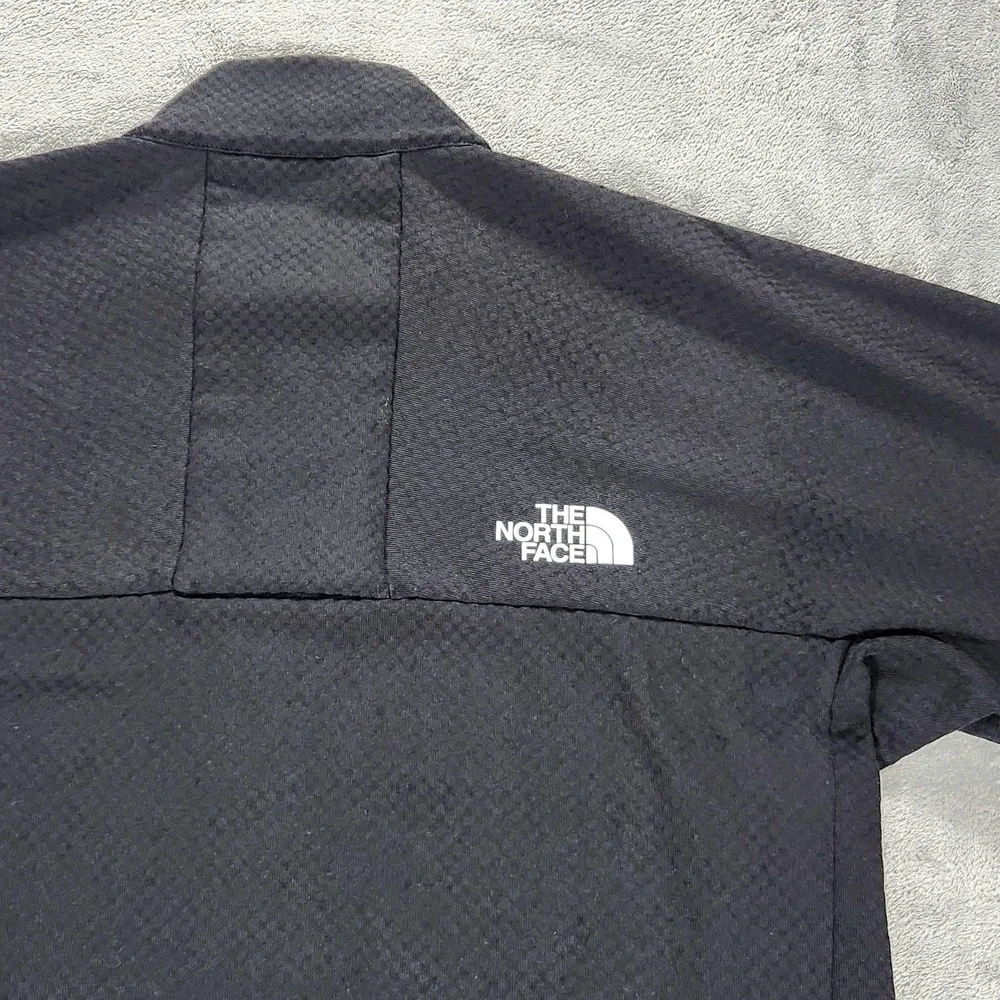 The North Face Jacket Mens Medium Black Summit Series Fleece Lined Softshell
